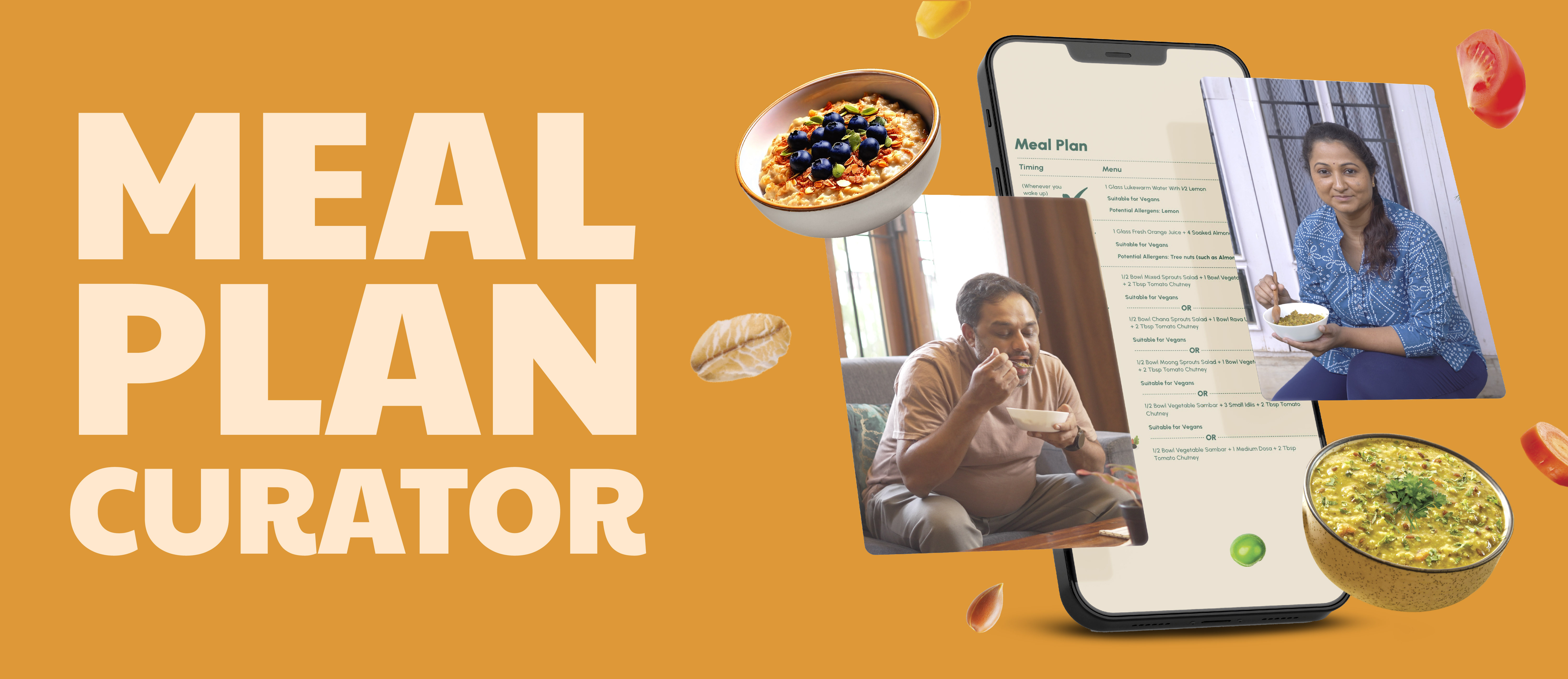 healthy meal plan with balanced food options